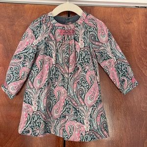 Bonpoint Toddler Cotton Dress Long Sleeves 2T